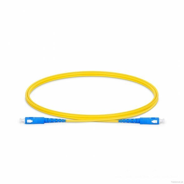 1m (3ft) SC UPC to SC UPC Simplex OS2 Single Mode PVC (OFNR) 2.0mm Fiber Optic Patch Cable #40494, Fiber Patch Cord - Trademart.pk
