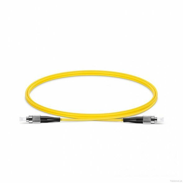 1m (3ft) FC UPC to FC UPC Simplex OS2 Single Mode PVC (OFNR) 2.0mm Fiber Optic Patch Cable #40740, Fiber Patch Cord - Trademart.pk