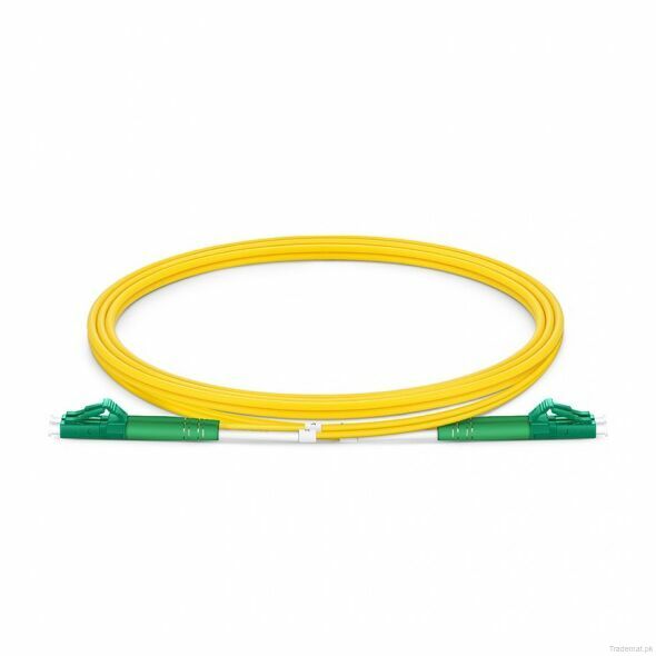 1m (3ft) LC APC to LC APC Duplex OS2 Single Mode PVC (OFNR) 2.0mm Fiber Optic Patch Cable #40904, Fiber Patch Cord - Trademart.pk