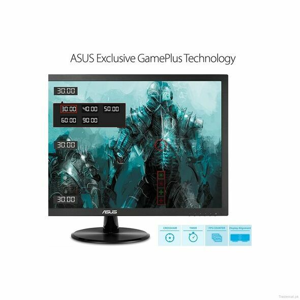 ASUS VP228HE Gaming Monitor - 21.5" FHD (1920x1080) , 1ms, Low Blue Light, Flicker Free, TN Panel, LCD - TFT Monitor - Trademart.pk