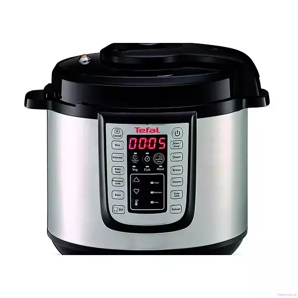 Tefal CY505E40 All-in-One CY505E40 Electric Pressure/Multi Cooker, Black/Steel, Cookers - Trademart.pk