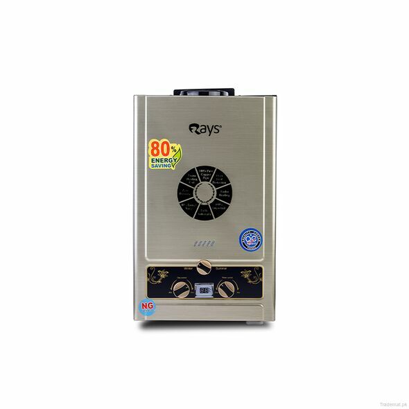 Rays 8L-SS Instant Gas Geyser 8 Liters, Gas Geyser - Trademart.pk