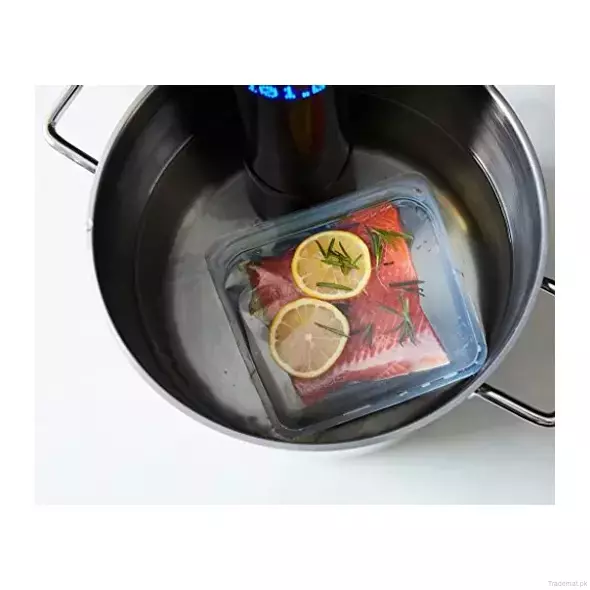 Stasher Reusable Silicone Food Bag, Clear, Dishwasher - Trademart.pk