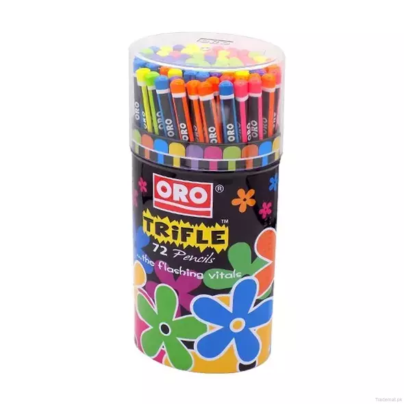 Trifle Lead Pencil - 72 Pencils - Multicolor, Pencils - Trademart.pk