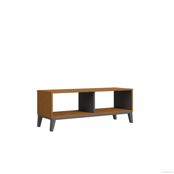 Coffee Table Quest in Chestnut and Grey Colour, Coffee Tables - Trademart.pk