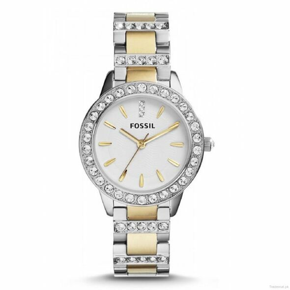 Fossil ES2409 Women’s Quartz Stainless Steel White Dial 34mm Watch, Watches - Trademart.pk