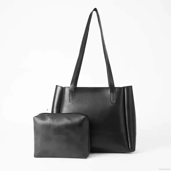 Wide bag Black, Shoulder Bags - Trademart.pk
