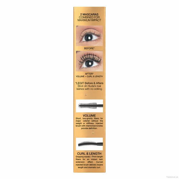 Empowered Legit Lashes 2 Mascaras In 1 Volume | Curl & Length, Eye Mascara - Trademart.pk
