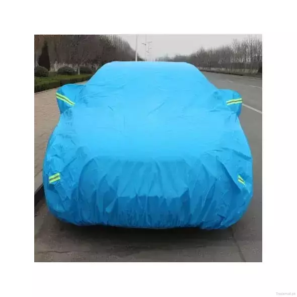 Car Cover for Automobiles All Weather Waterproof with Lock and Zipper Door, Outdoor Cover Sun UV Rain Protection Full Car Covers, Car Top Cover - Trademart.pk