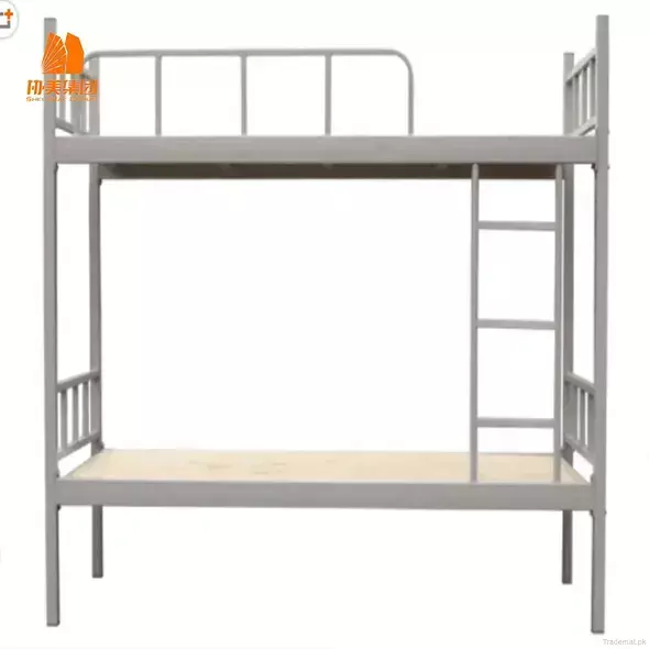 Dormitory Metal Steel Bed, Modern Double Bunk Bed., Bunk Bed - Trademart.pk