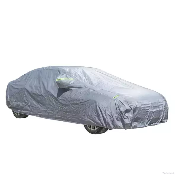 Waterproof UV-Protection Dust Proof PVC & DuPont Cotton Material Car Cover PVC Car Cover PVC Auto Cover, Car Top Cover - Trademart.pk