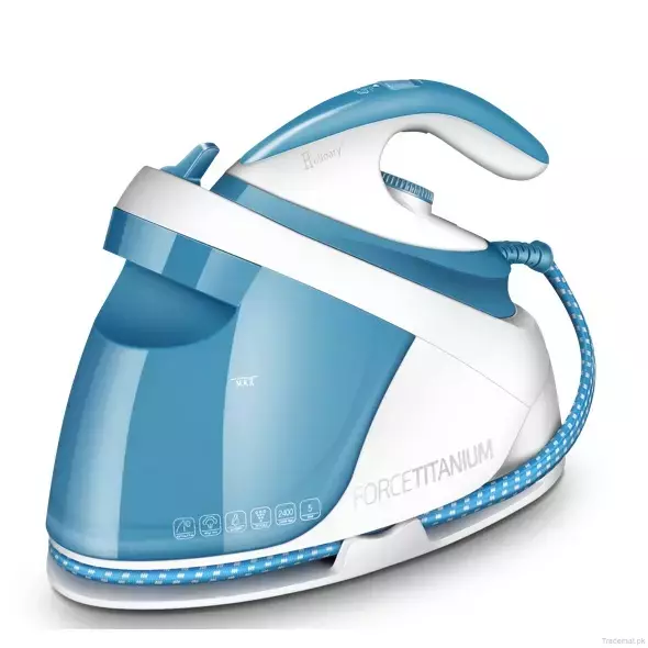 GS CE Approved Separate Tank Steam Station Iron for Home Used, Steam Irons - Trademart.pk