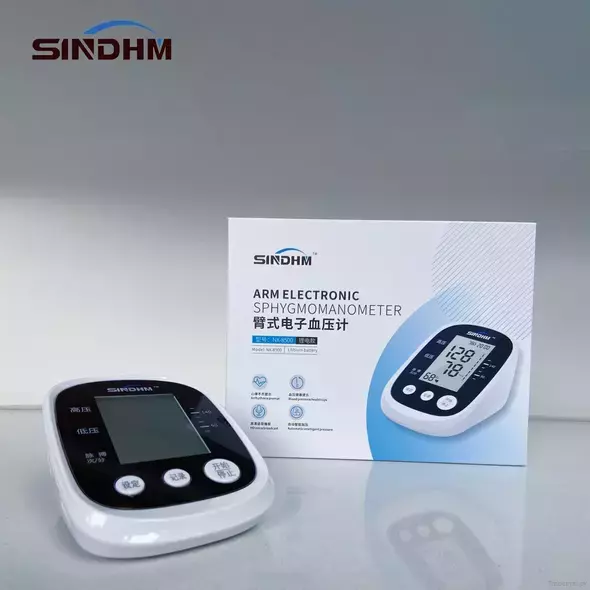 Digital Electric Wireless Automatic Upper Arm Type Blood Pressure Monitor, BP Monitor - Sphygmomanometer - Trademart.pk