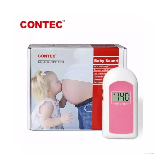 Contec Babysoundb Fetal Doppler Baby Heart Rate Monitor Baby Ultrasound Portable, Fetal Doppler - Trademart.pk