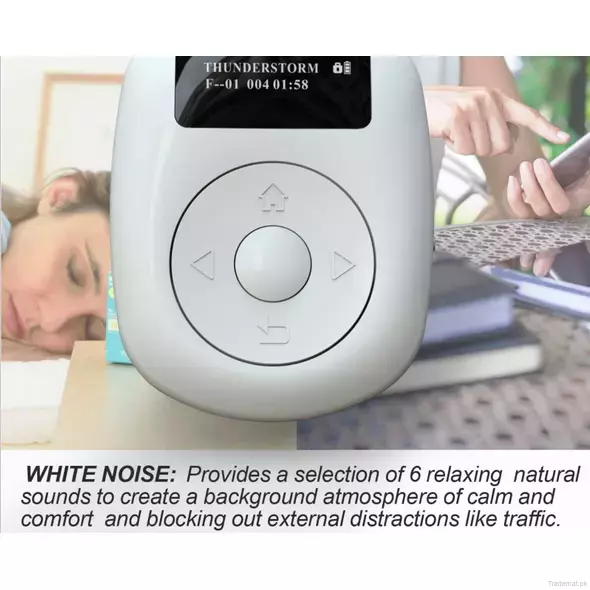 Mini DAB Digital Radio with Bluetooth & White Noise, Radio - Trademart.pk