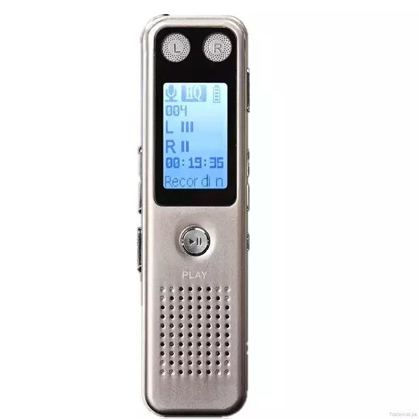 Portable Golden Color 805 8GB Voice Recorder with Timing Control Voice Recorder (805), Voice Recorder - Trademart.pk