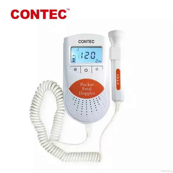 Baby Fetal Monitor Prenatal Baby Heart Rate Monitor Contec Pregnancy Doppler, Fetal Doppler - Trademart.pk