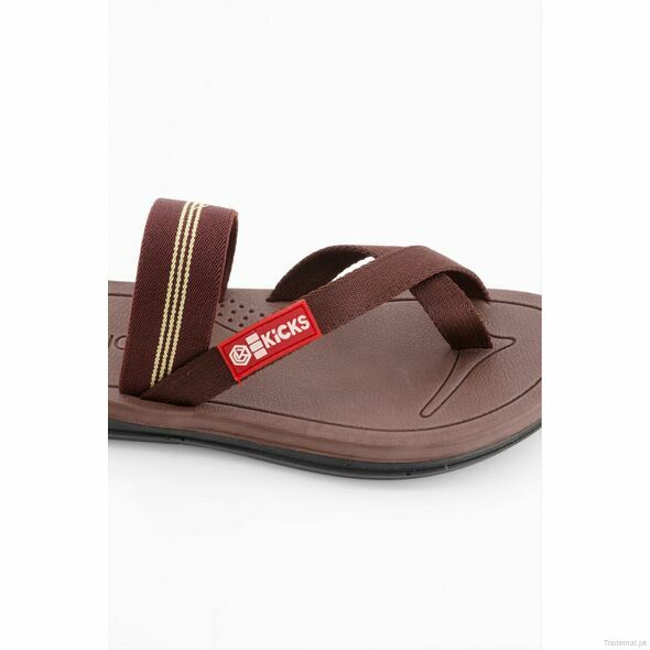 Kicks Men Brown Slippers, Slippers - Trademart.pk