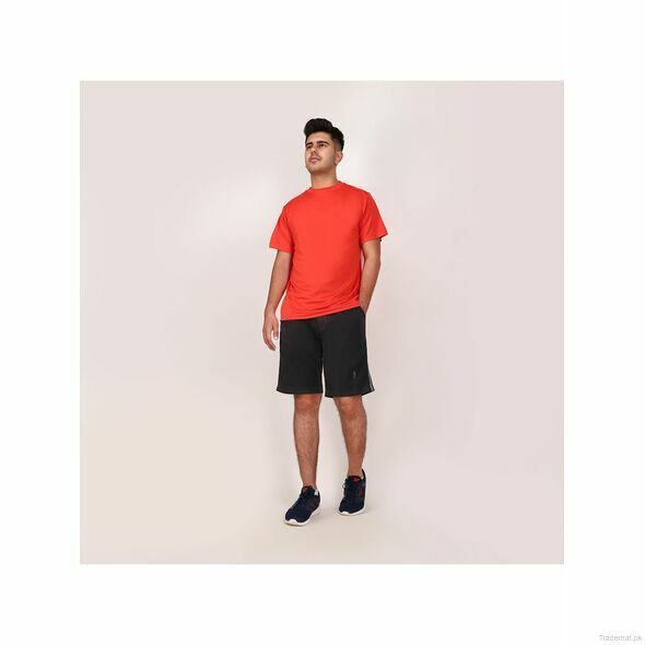Caliber Men Red Basic Gym T-Shirt, Men T-Shirts - Trademart.pk