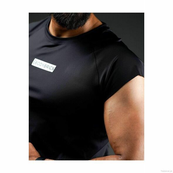 Cap Sleeves Tshirt - Black, Men T-Shirts - Trademart.pk