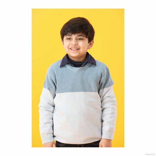 Boys Kids Level Blue Sweaters, Boys Sweaters - Trademart.pk