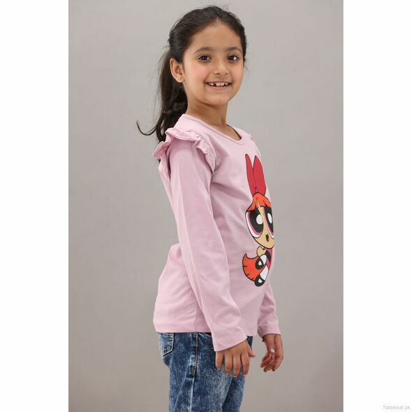 Yellow Bee Girls Light Pink T-Shirt, Girls Tops & Tees - Trademart.pk