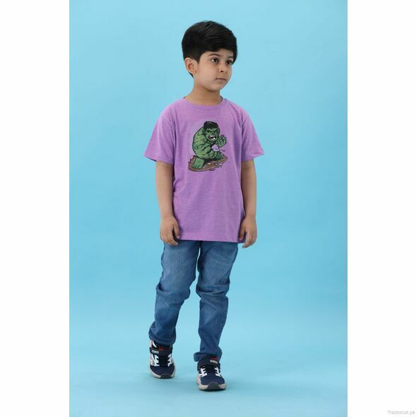 Miles Boys L-Purple T-Shirt, Boys T-Shirts - Trademart.pk