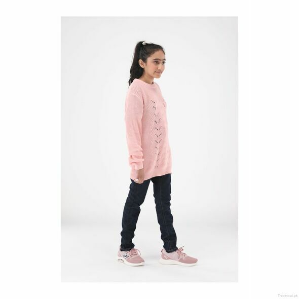 Level Girls Peach Sweater, Girls Sweaters - Trademart.pk