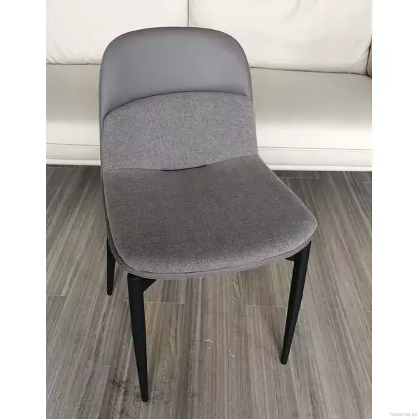 New Designed Plywood Board Fabric Dining Cafeteria Chair with Steel Leg, Dining Chairs - Trademart.pk