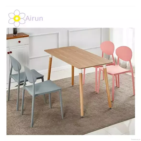 White Room Round New Design Furniture Modern Restaurant Dining Set Wood Dining Tables, Dining Tables - Trademart.pk