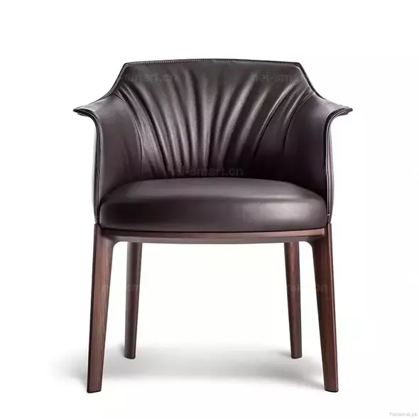 New Design Simplified Italian Designer Injection Foam Fabric Chair, Dining Chairs - Trademart.pk