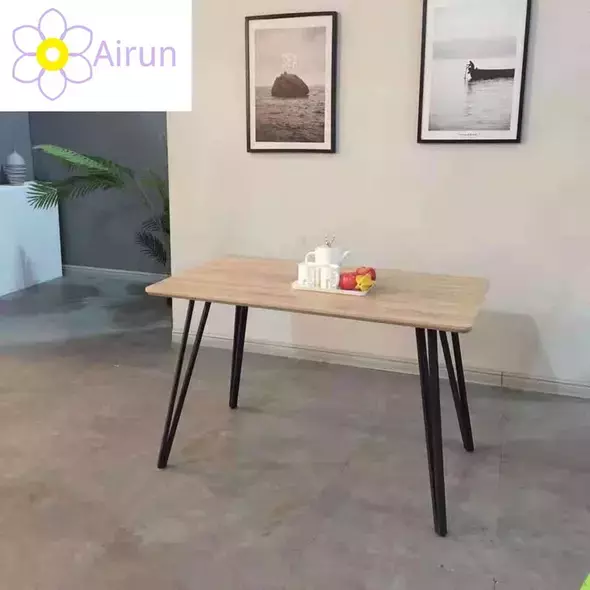 Dining Furniture Natural Wood Color Nordic Square Modern Simple Wooded Small Apartment Dining Table, Dining Tables - Trademart.pk