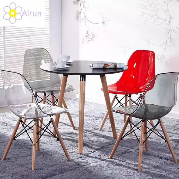 Modern Nordic Design Dining Room Furniture Wood Dining Table Set for Home Apartment Restaurant, Dining Tables - Trademart.pk
