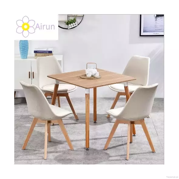 Simple Style MDF Outdoor Modern Wooden Dining Table, Dining Tables - Trademart.pk