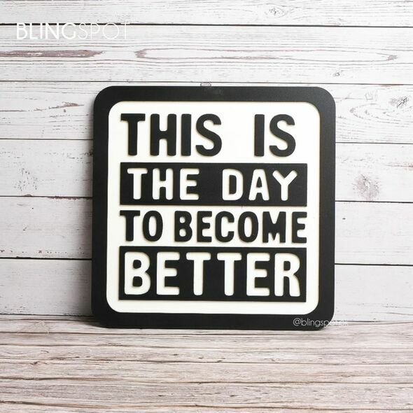 This is The Day To Become Better - Wall Hanging, Wall Hangings - Trademart.pk