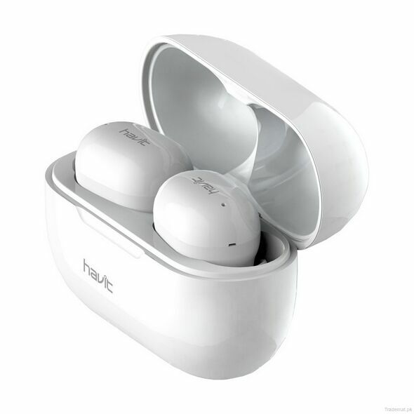 HAVIT TW925 True Wireless Earbuds White, Bluetooth Earbuds - Trademart.pk