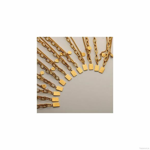 18k Gold Zodiac Sign - Bracelet, Bracelets - Trademart.pk