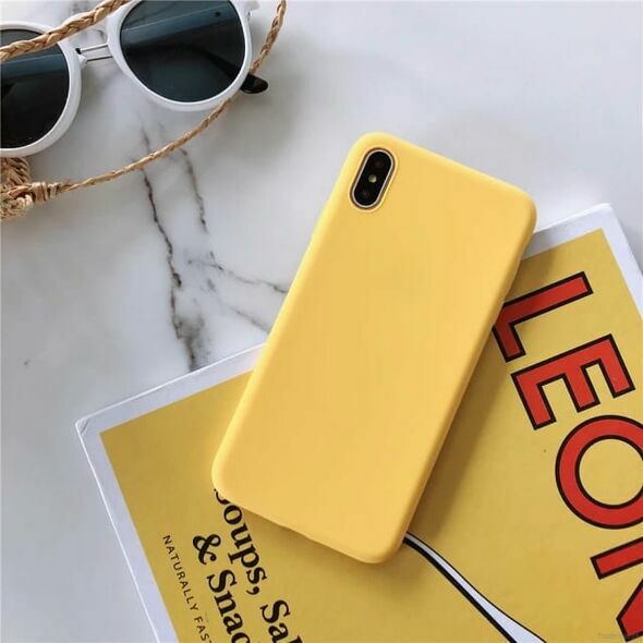 Yellow Silicone - Mobile Cover, Mobile Case & Cover - Trademart.pk