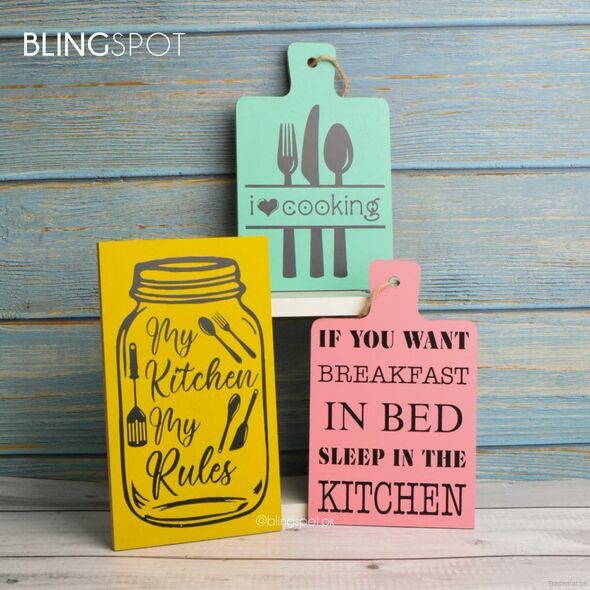 My Kitchen My Rules - Wall Hanging, Wall Hangings - Trademart.pk