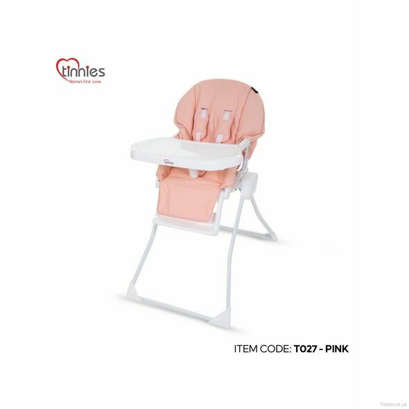 Tinnies Baby High Chair Pink, High Chair & Booster Seat - Trademart.pk