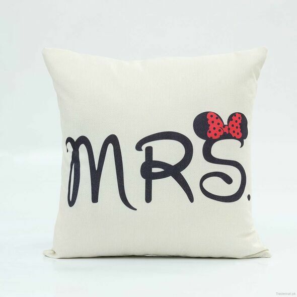 Prime Throw Cushion Cover - Mrs., Cushion Covers - Trademart.pk