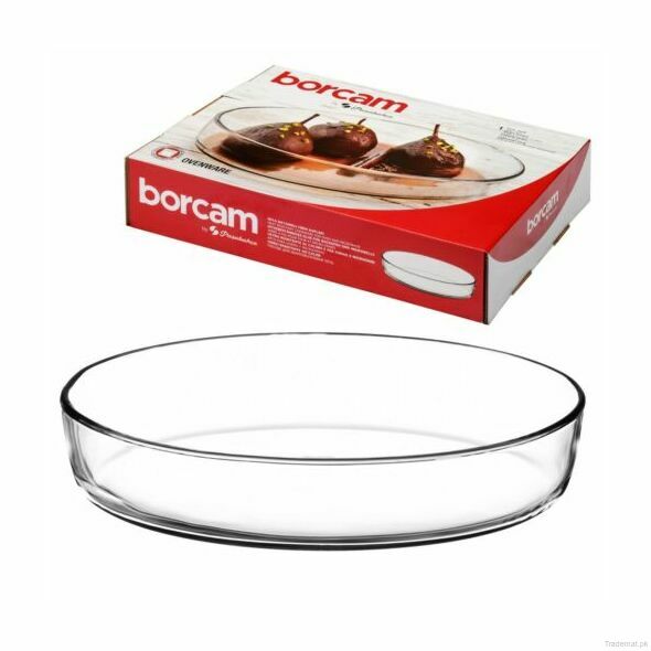 Borcam Round Serving Dish - Plain - Serveware, Serving Dish - Trademart.pk