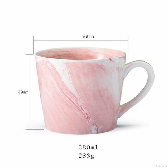 Mr. & Mrs. Marble Pattern Mug (Pair), Mugs - Trademart.pk