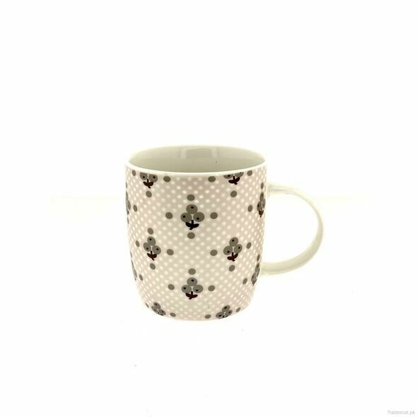 White And Grey Dots Coffee Mug, Mugs - Trademart.pk