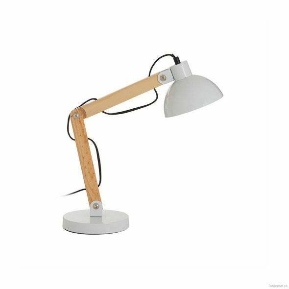 Blake White Metal Table Lamp, Lamps - Trademart.pk