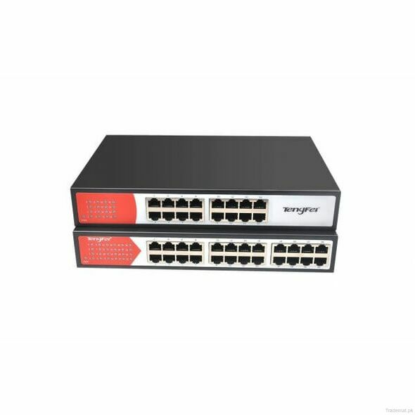 Tengfei 16-24 Port gigabit Network Switch Model: HC-G1016D-G1024D, Network Switches - Trademart.pk