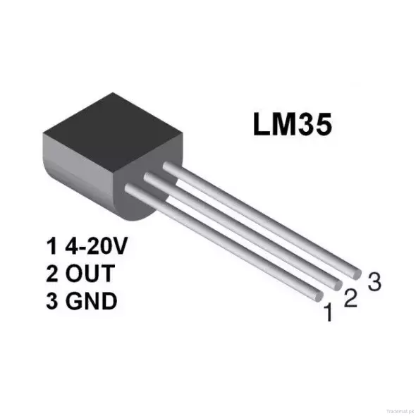 LM35 Temperature Sensor, Temperature - Humidity - Trademart.pk