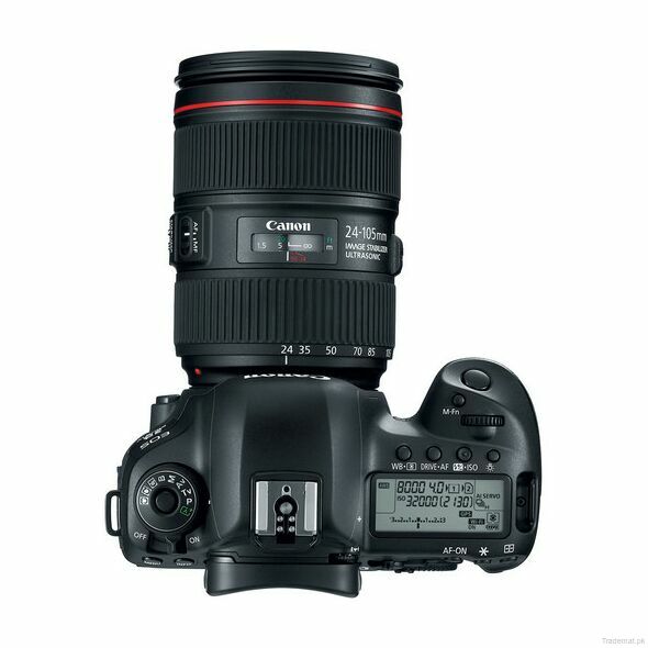 Canon EOS 5D Mark IV DSLR Camera with 24-105mm f/4L II Lens, DSLR Cameras - Trademart.pk