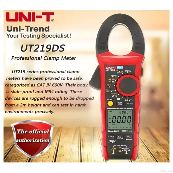 True RMS Professional Digital Clamp Meter UNI T UT219DS, Clamp Meters - Trademart.pk