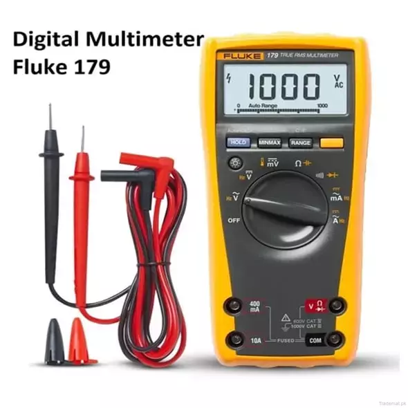 Fluke 179 True RMS Digital Multimeter Industrial DMM, Digital Multimeter - Trademart.pk